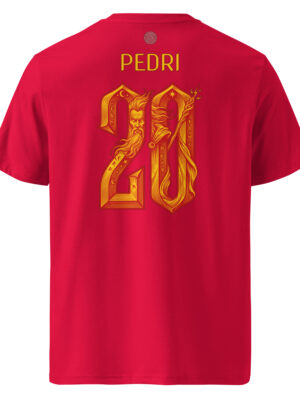 Spain Football Tee No.20 (Red)