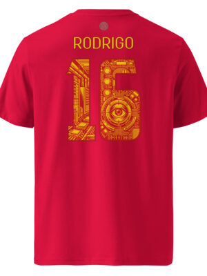 Spain Football Tee No.16 (Red)