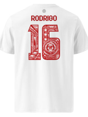 Spain Football Tee No.16 (White)