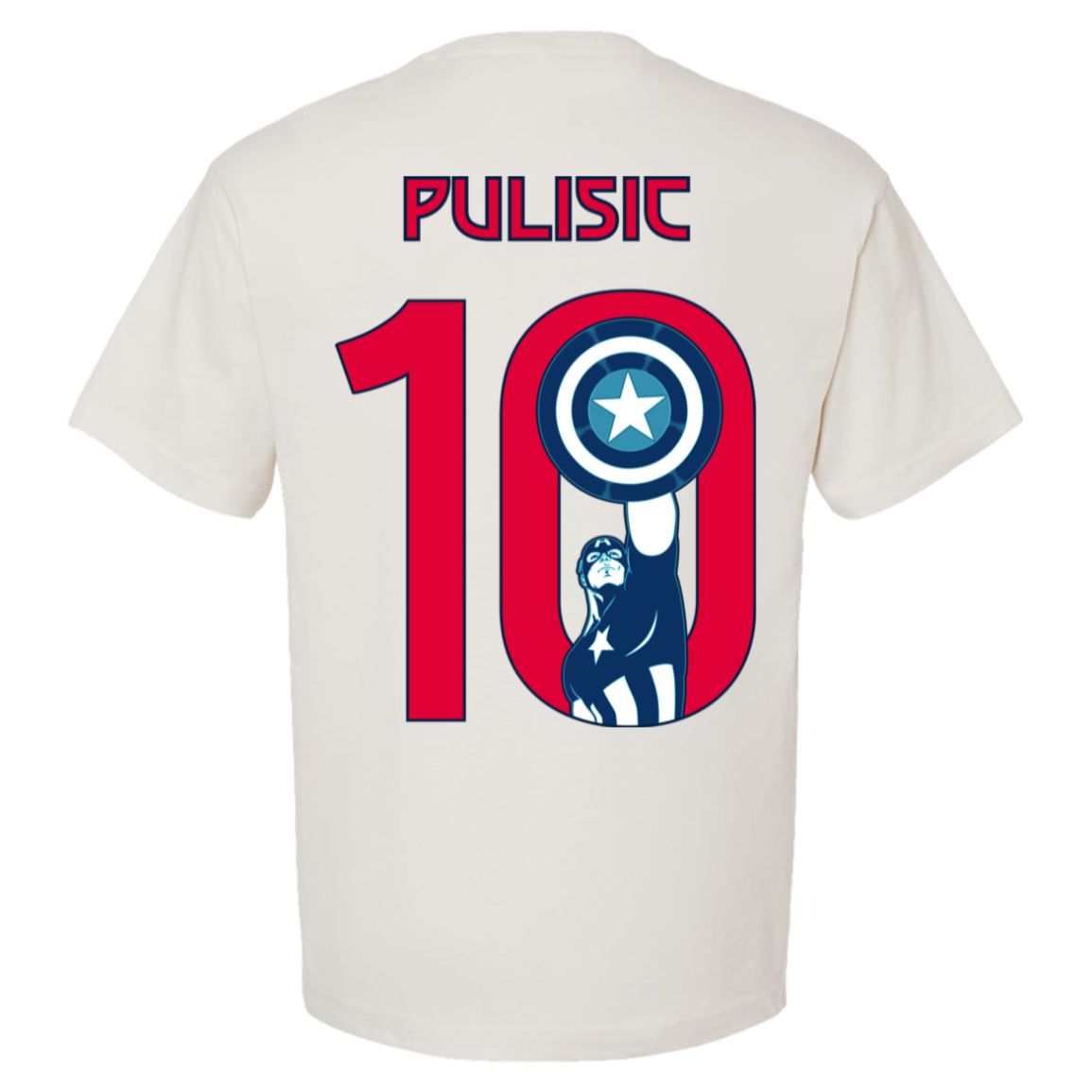 Pulisic - No.10 Captain America (White)